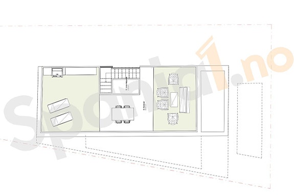 Plantegning takterrasse