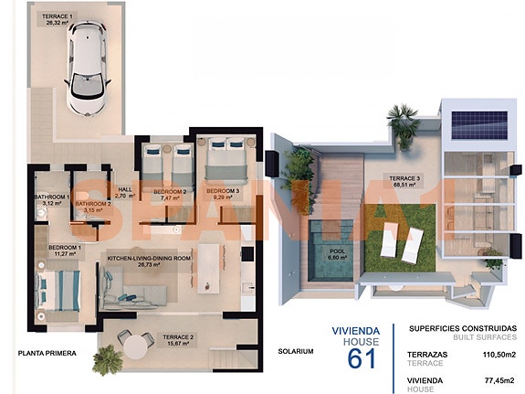 Plantegning av denne leiligheten