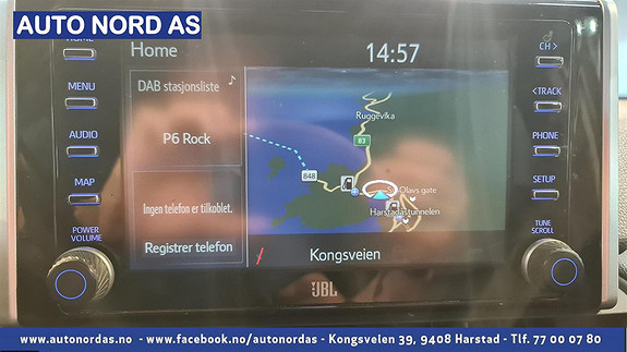 3 delt skjerm