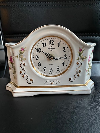 Vintage keramikk klokke