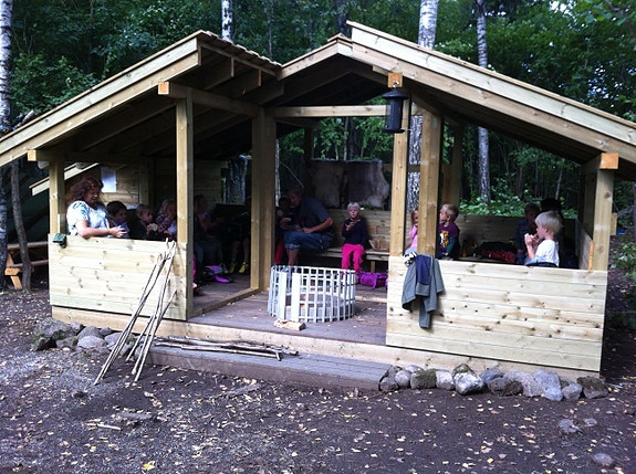 Gruffaloskogen - leirplassen vår