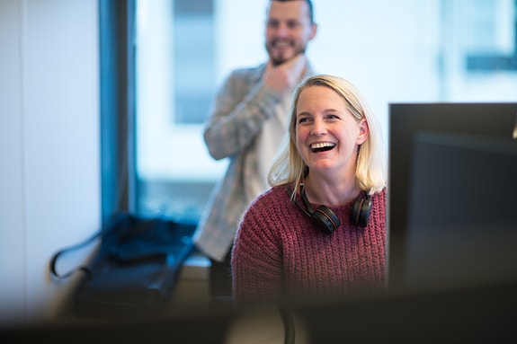 Hils på Ann Katrin, leder for fakturateamet, og eventuell ny leder.