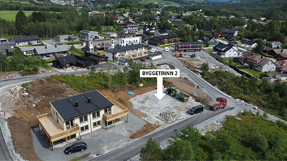 Plassering av hus nr 2