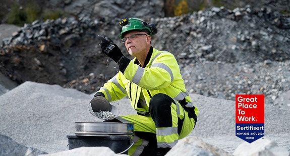 Kvalitetssjekk av stein