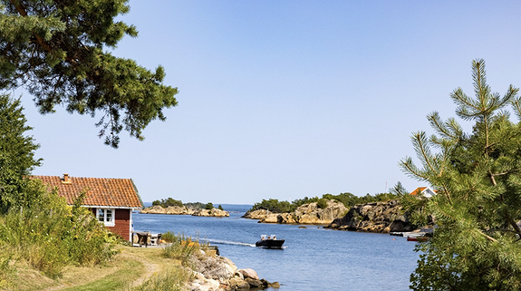 Hvaler/Romsundet - Sjøbod med egen brygge