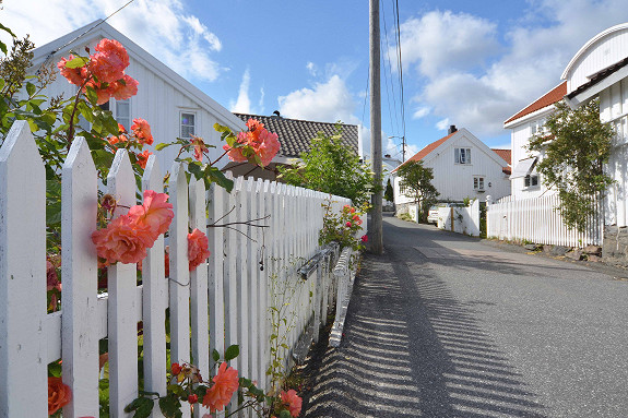 Idylliske Biodden, ca. 1,5 km. fra eiendommen