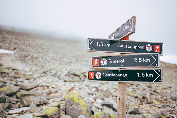 Stien opp til Gaustatoppen. Foto: Maruis Dalseg