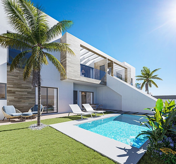 Leilighetene på bakkeplan har 3 soverom