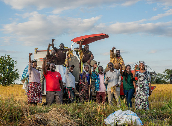 I Tanzania jobber vi med å kommersialisere rissektoren. Her bidrar vi både til bedre inntekt for risbøndene og et samarbeid og organisering som gir småprodusentene økt markedsmakt og økt fortjeneste.