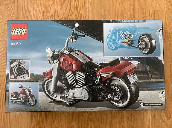 Lego Creator Expert 10269, Harley-Davidson Fat Boy FINN-torget