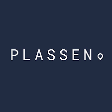 Plassen. AS logo