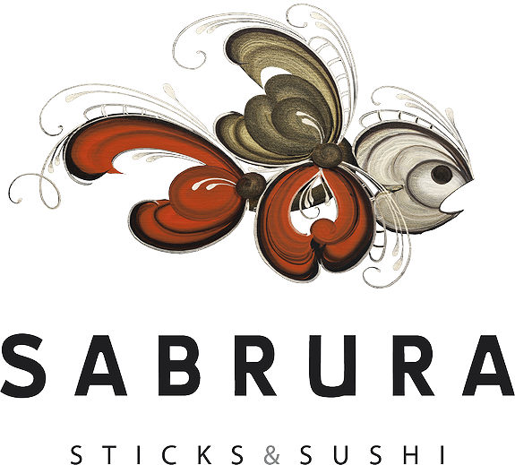 Sabrura Sticks & Sushi logo
