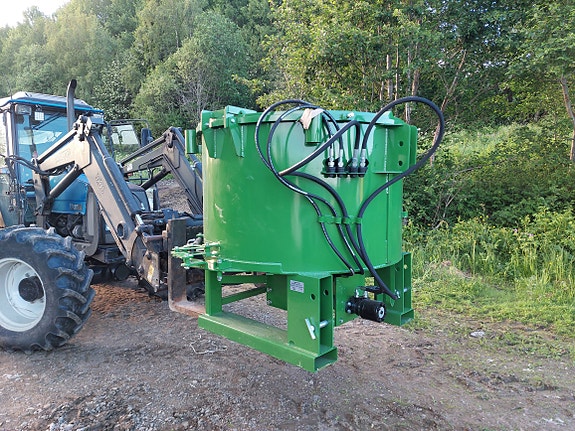 Betongblander / Tvangsblander betong 1200 850 600 liter pto eller hydraulisk drift