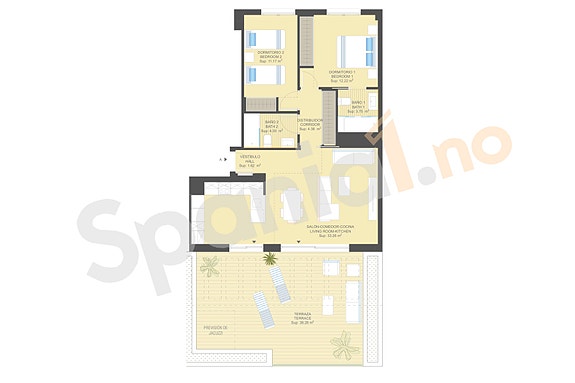 Plantegning leilighet