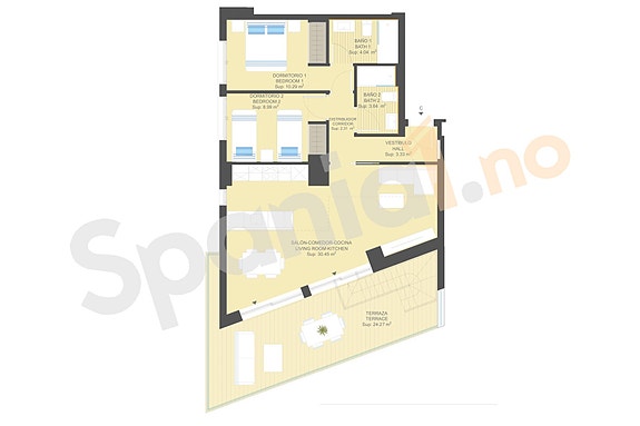 Plantegning leilighet