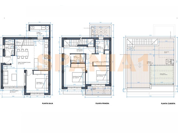 Plantegning av villaen