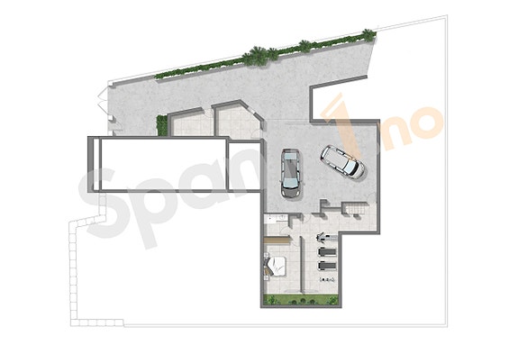 Plantegning underetasje (tilvalg)