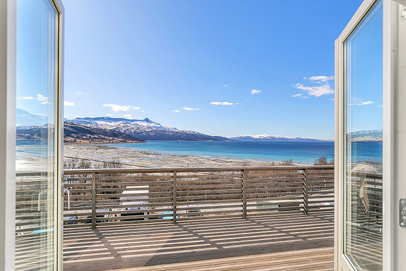 Nydelig utsikt utover Ofotfjorden!