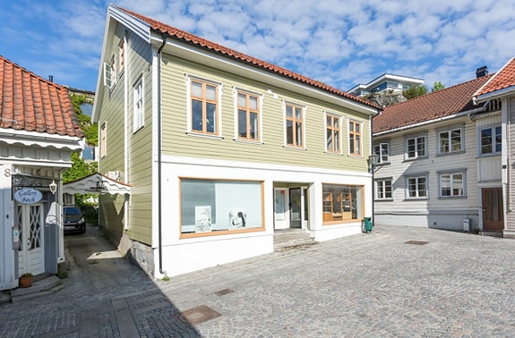 Sentral beliggenhet på Øvre Torg