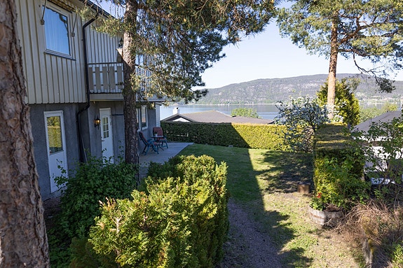 Uteområdet som følger leiligheten