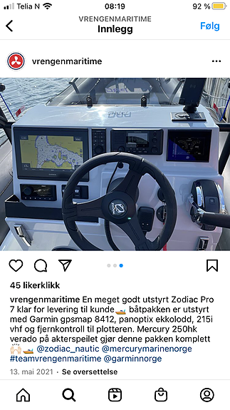 Zodiac Pro 7, Mye utstyr, 250hk (LEDIG FRA 02.08) 17 of 19