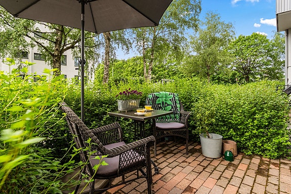 Velkommen til Kongsvingergata 1A - nydelig, gjennomgående 3-roms med bruksrett til egen terrasse på 13 kvm som er sydvest-vendt
