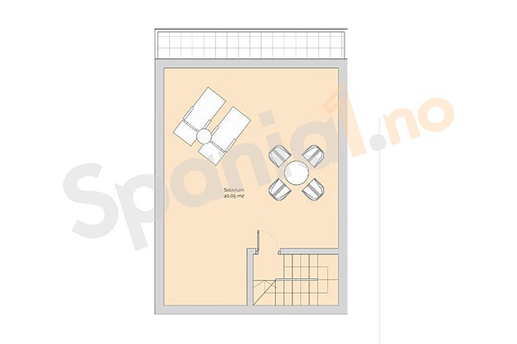 Plantegning takterrasse