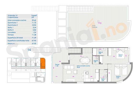 Plantegning toppleilighet