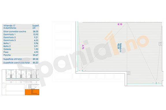 Plantegning takterasse