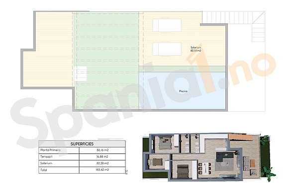Plantegning takterrasse