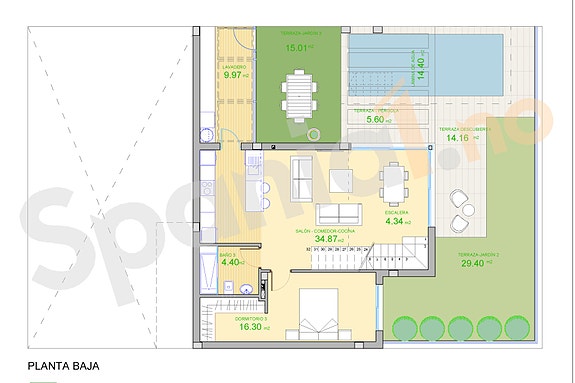 Plantegning Hovedplan/hage