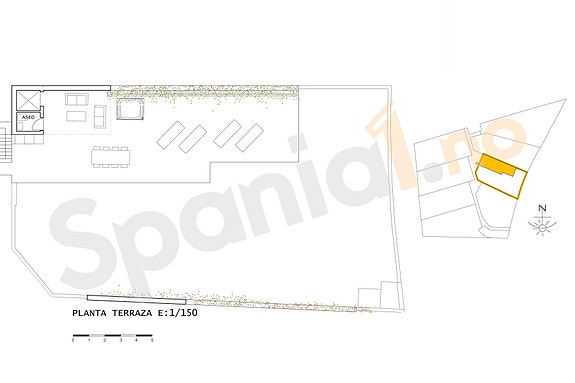 Plantegning takterrasse