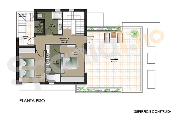 Plantegning av andre etasje