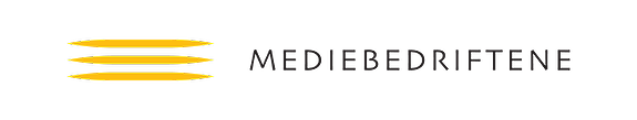 Mediebedriftenes Landsforening logo