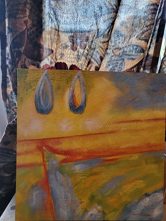 signert kunst  av norsk kunster til salgs