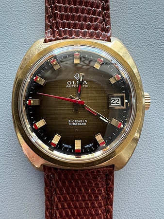 Nyservet vintage Olma klokke selges.