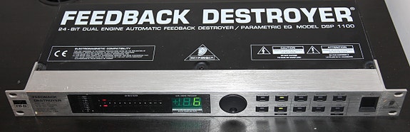 Behringer DSP 1100P 24-Bit Dual Engine Automatic Feedback