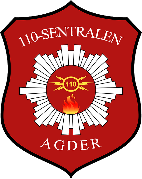 110 Agder IKS logo