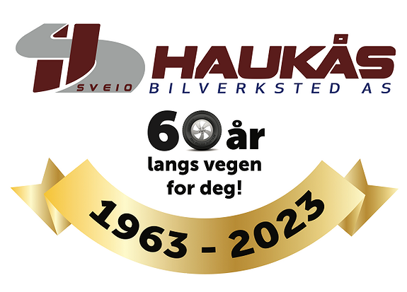 Haukås Bilverksted as logo