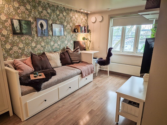 Lys og flott 1-roms selveier, med TG1 på samtlige punkt i tilstandsrapport