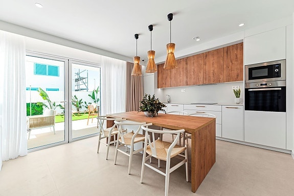 Bilde fra visningsleiligheten i tilsvarende anlegg