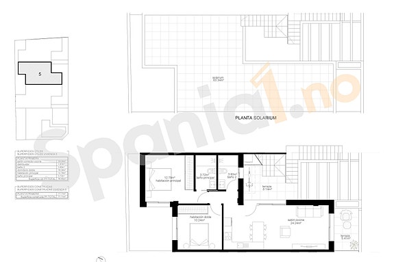 Plantegning leilighet nr. 5