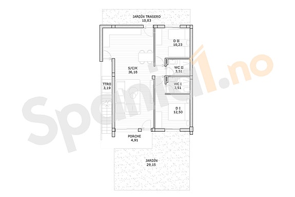 Plantegning leilighet