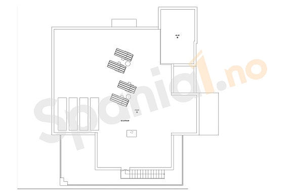 Plantegning takterrasse