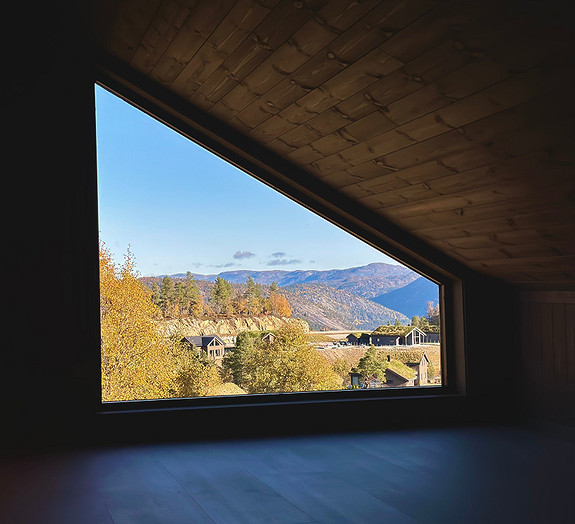 Utsikt fra lofts-stue