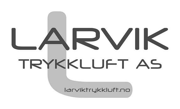 Larvik Trykkluft as logo