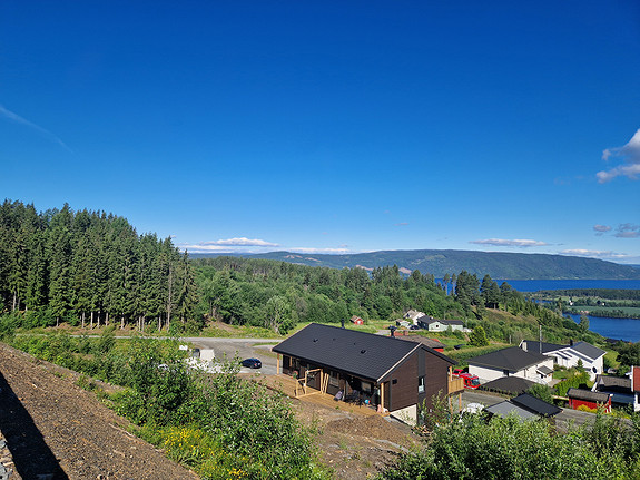 Bilde i fra tomtefeltet