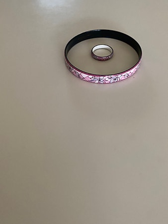 MICHAELA FREY  ARMRING SIGNERT OG RING VINTAGE