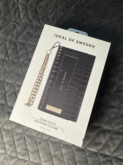 Ideal of Sweden Clutch (Iphone 12/12pro) Neo Noir Croco FINN