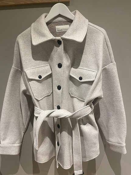 Belted shacket nelly clearance